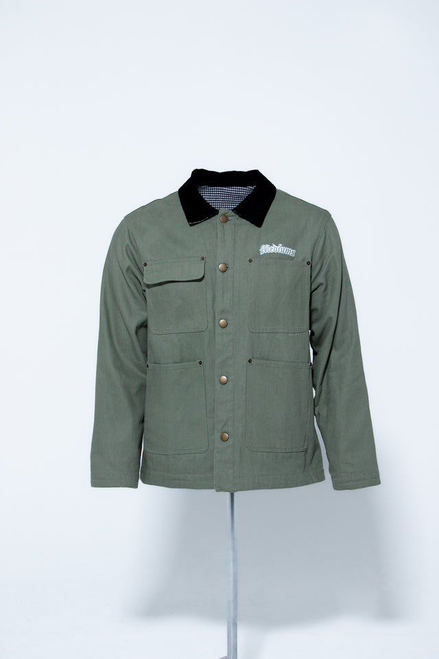 Familia Canvas Workwear Mediums Jacket - Teal Green