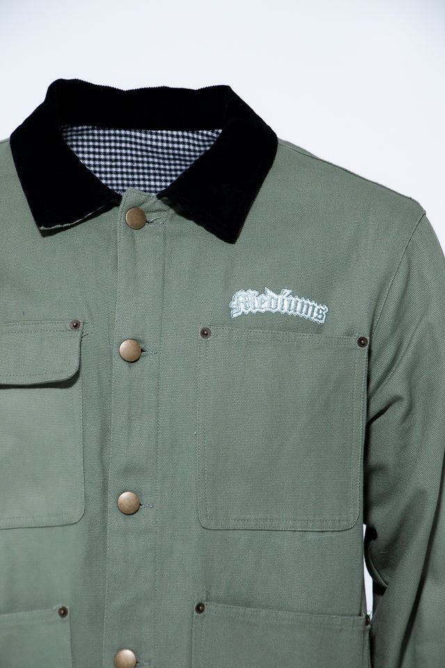 Familia Canvas Workwear Mediums Jacket - Teal Green