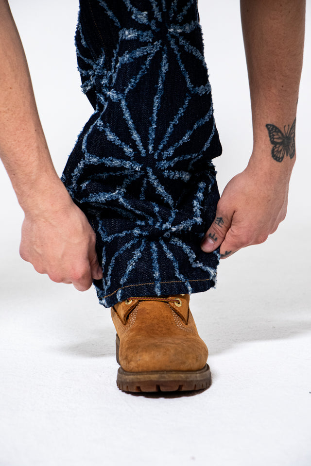 Mediums 1of1 star pattern distressed denim jeans 36/30