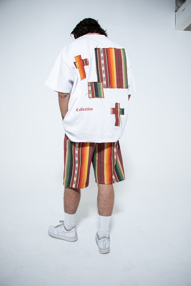 Zerape 1-of1 Mediums Patchwork TShirt - XL