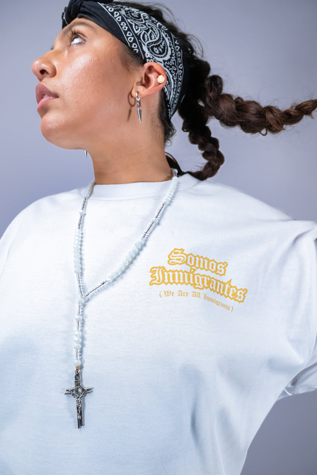 Mediums Collective Somos Inmigrantes Shirt - White