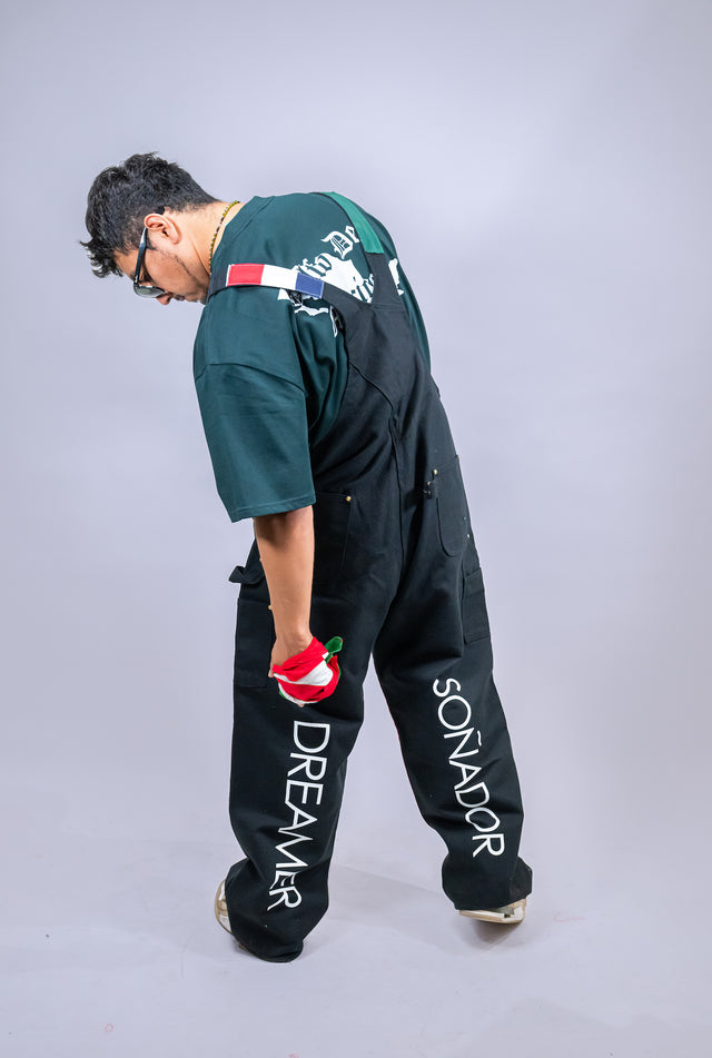 Mediums Collective Soñadores/Dreamer Black Overalls - 1of1