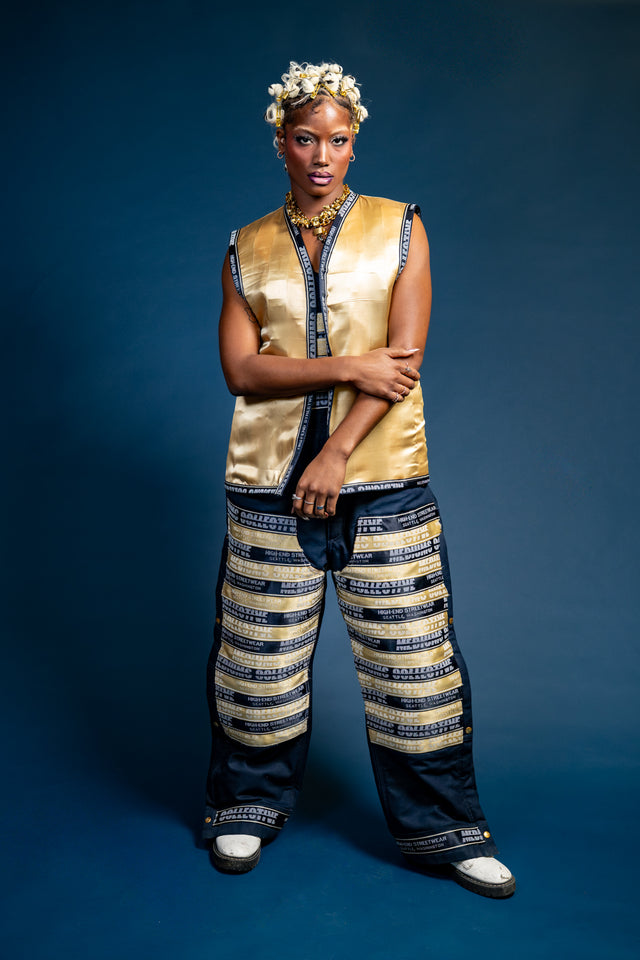 Mediums Collective Reworked Reflective Tape Overall & Vest Set (1 of 1)