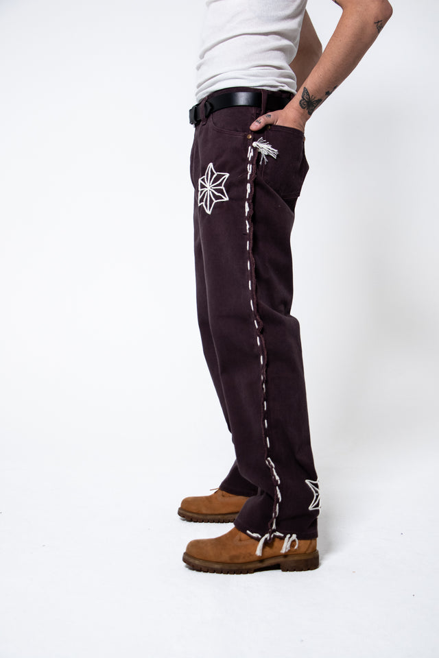 Mediums 1of1 rancheros chocolate brown jeans - 36/30