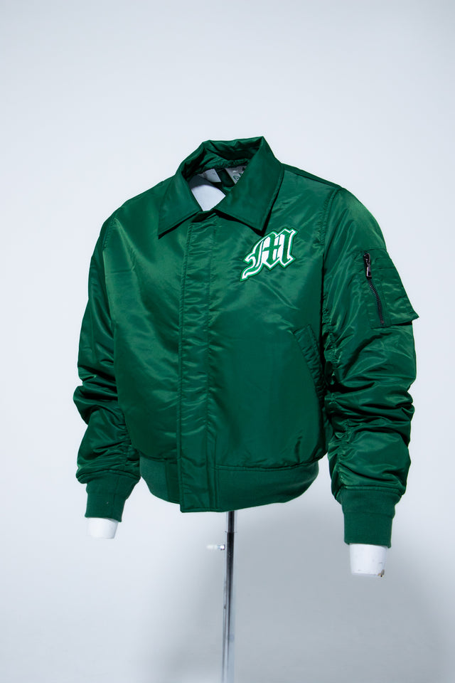 Mediums Familia Bomber Jacket - Green