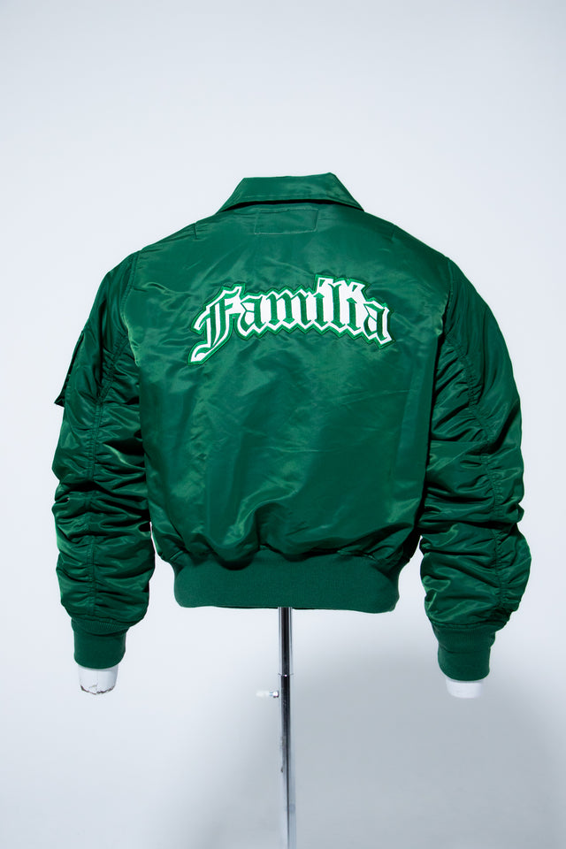 Mediums Familia Bomber Jacket - Green