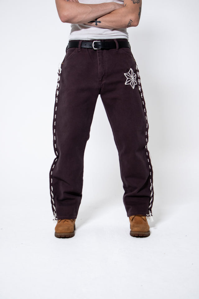 Mediums 1of1 rancheros chocolate brown jeans - 36/30