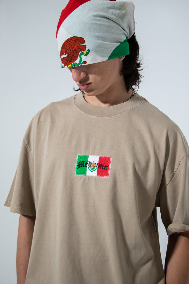 Viva México Mediums T-Shirt - Washed Tan