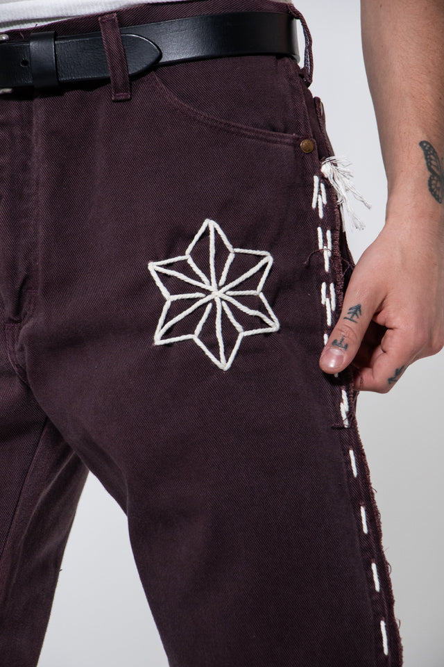 Mediums 1of1 rancheros chocolate brown jeans - 36/30