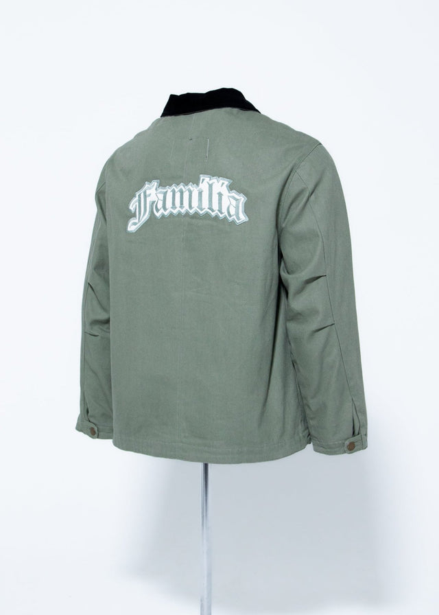 Familia Canvas Workwear Mediums Jacket - Teal Green