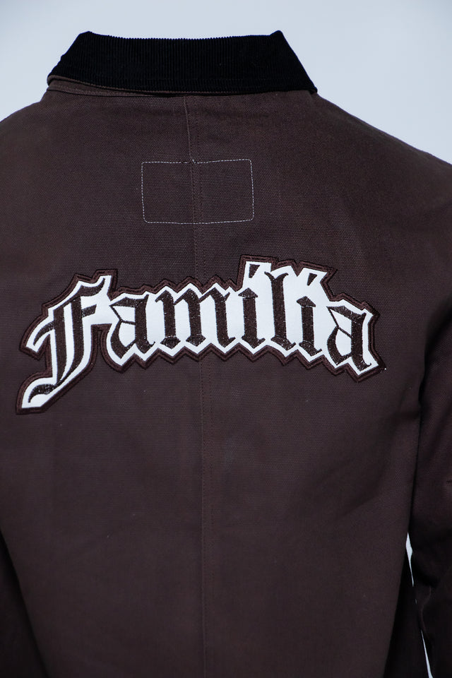 Familia Canvas Workwear Mediums Jacket - Oak Brown