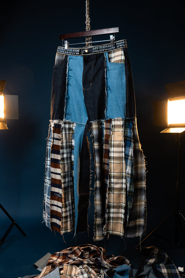 Seattle Fever Dream Flannel/Denim Pants - W33, L40
