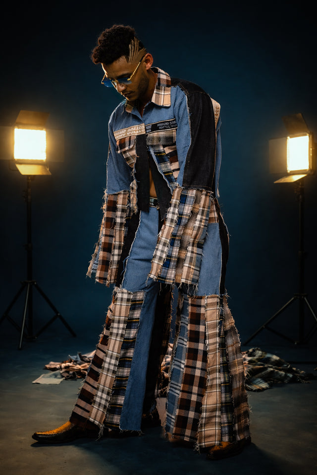 Seattle Fever Dream Flannel/Denim Pants - W33, L40
