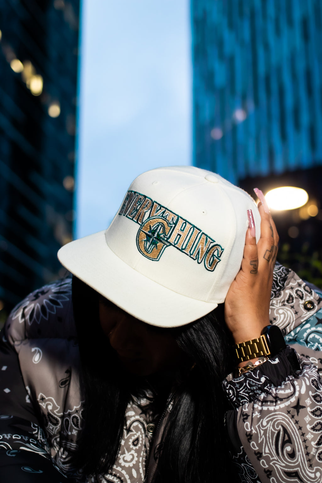 Gifted Gab #EverythingG Snapbacks - Cream – M E D I U M S