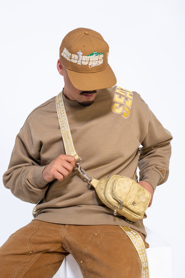 Mini Crossbody Shoulder Belt Bag - Gold