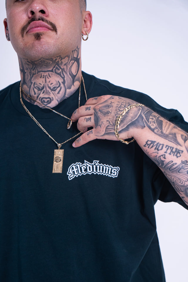 Mediums Collective Golfo De Mexico Tshirt - Pine Green