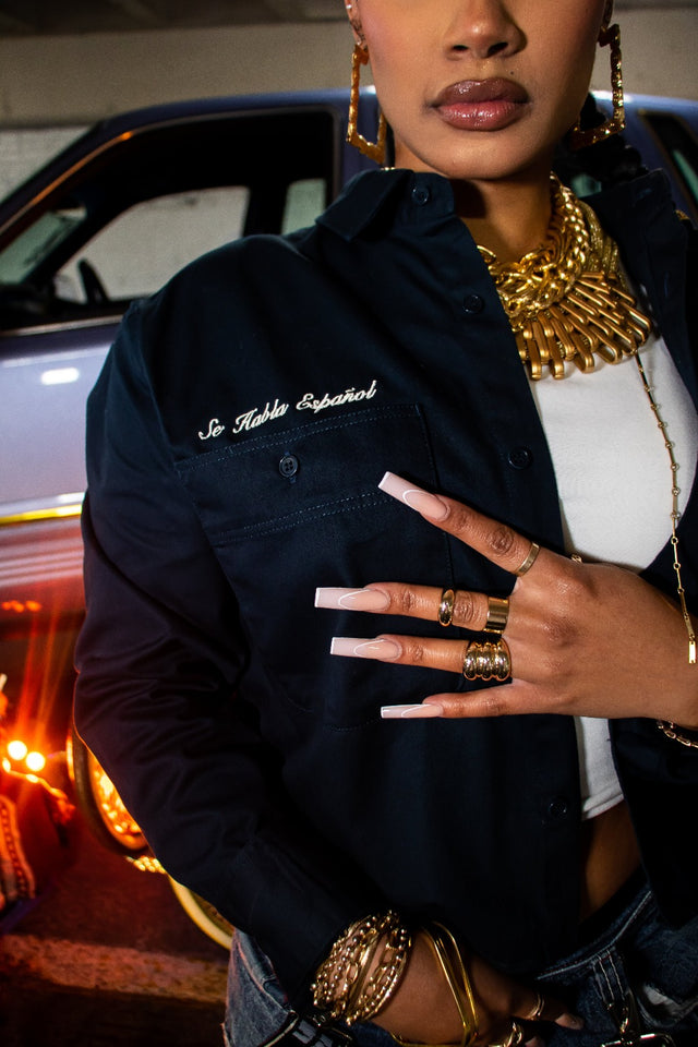 Se Habla Español Workwear - Navy Blue