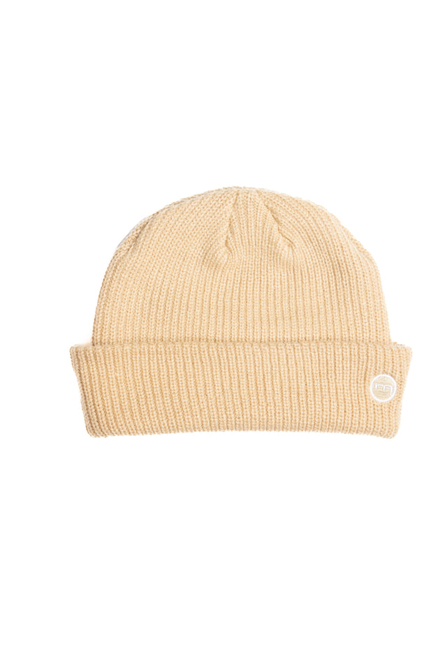 Mediums Token Knit Beanie - TAN