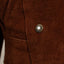 Vintage Leather Fringe Hem Suede Jacket - M