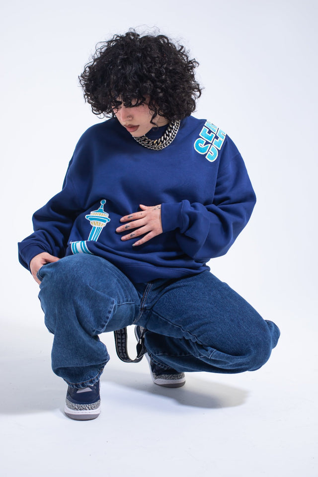 Mediums Collective OTS Seattle Crew - Nipsey Blue