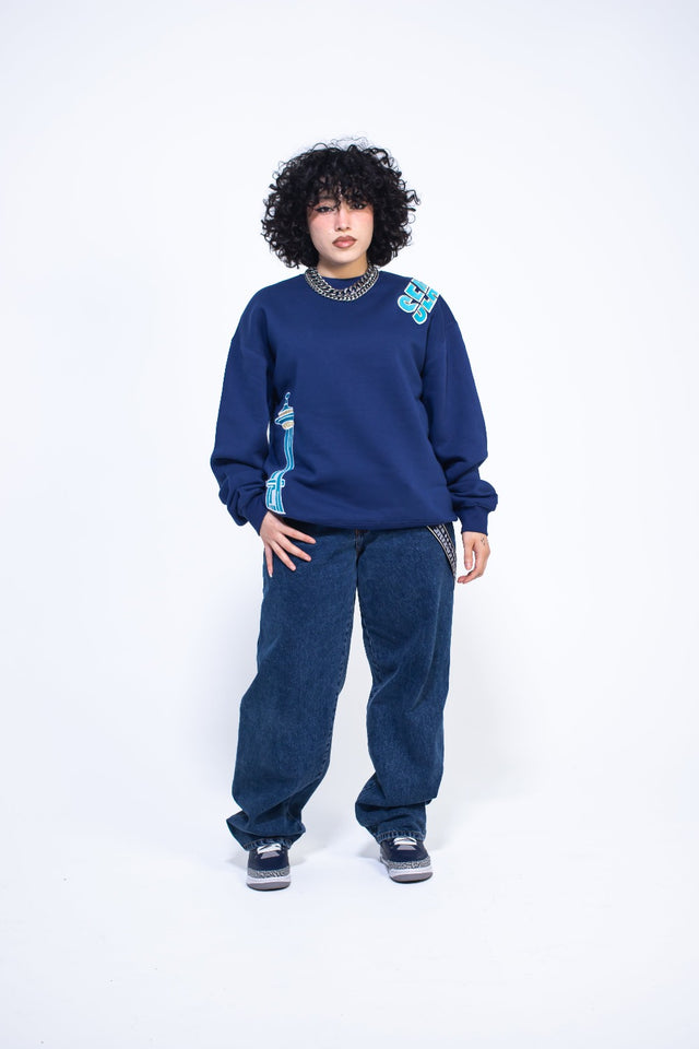 Mediums Collective OTS Seattle Crew - Nipsey Blue