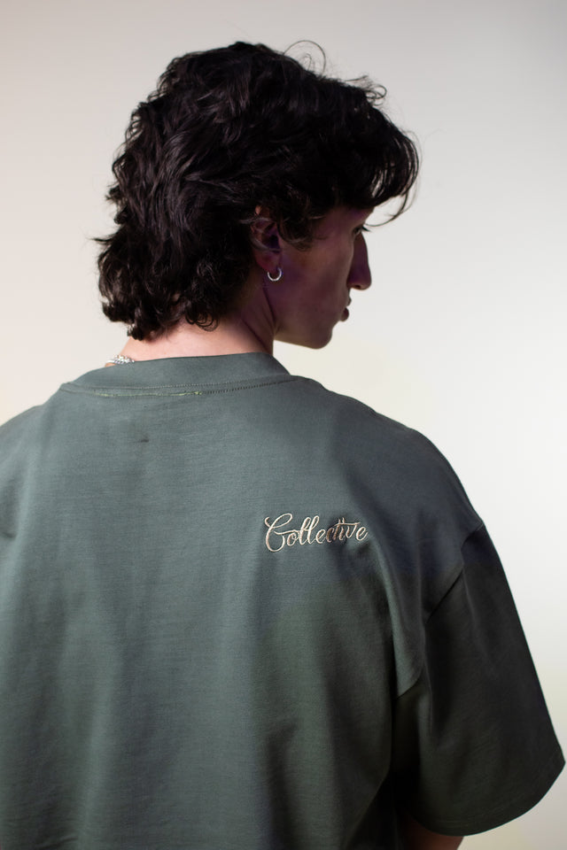 Mediums Collective High-End Tshirt - Olive Green
