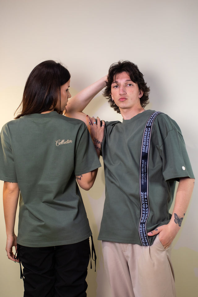 Mediums Collective High-End Tshirt - Olive Green