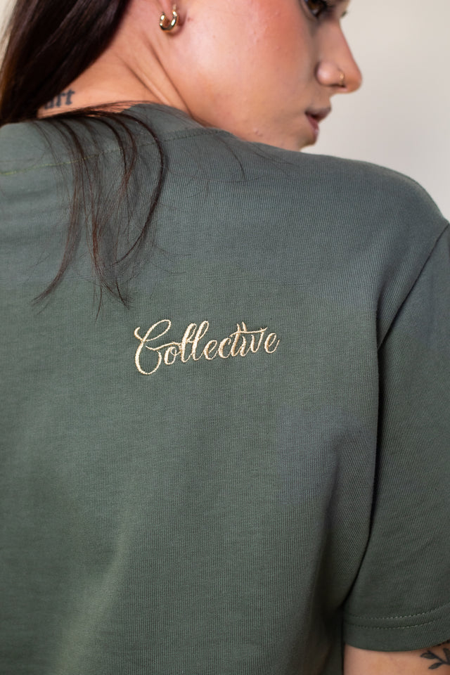 Mediums Collective High-End Tshirt - Olive Green
