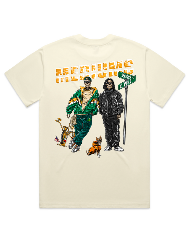 1 year Anniversary T-Shirt - Black/cream/white