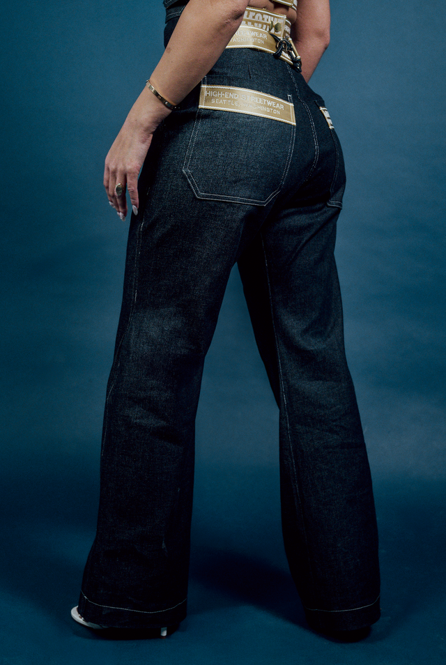 Mediums Collective Midnight Denim 1of1 Women Set - Sz M