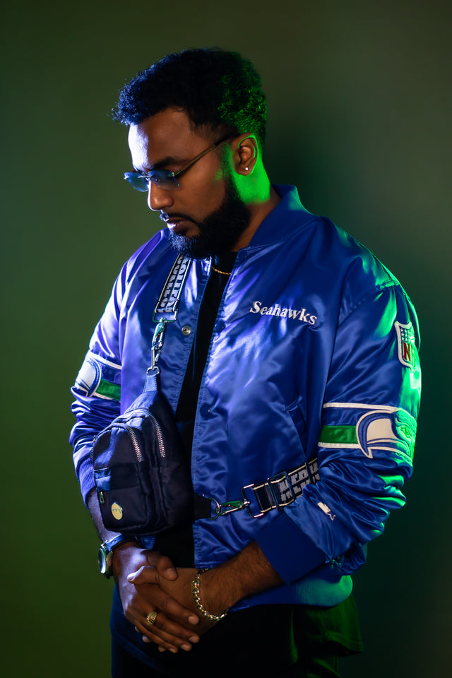 Mini Crossbody Shoulder Belt Bag - Dark Navy Blue