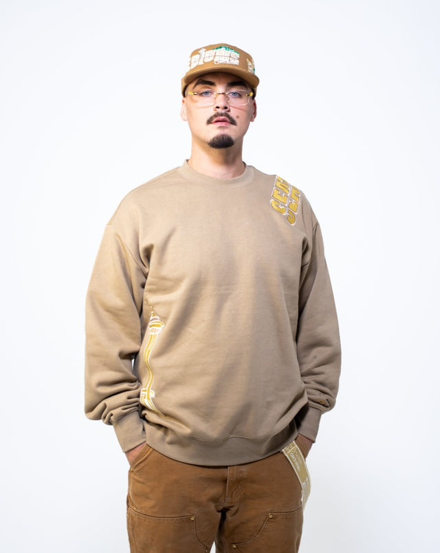 Mediums Collective OTS Seattle Crew - Brown/Gold
