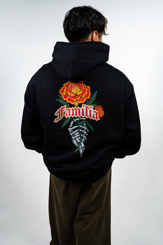 DLM Familia Heavyweight Hoodie - Black