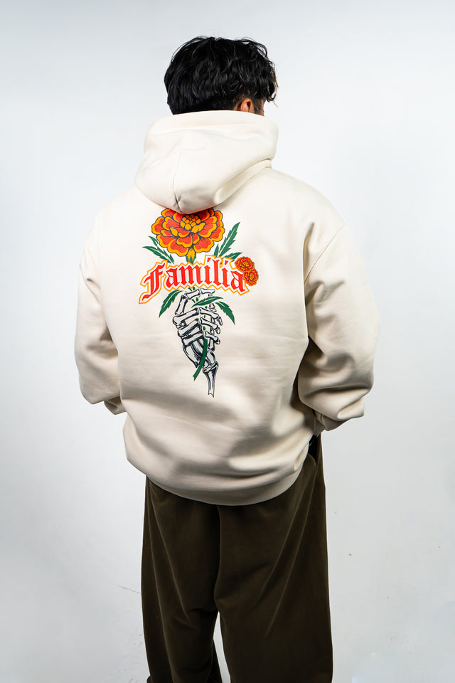 DLM Familia Heavyweight Hoodie - Cream
