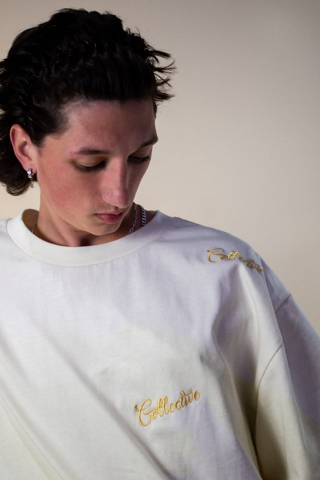Mediums Collective All Over Collective T-Shirt - Butter Cream