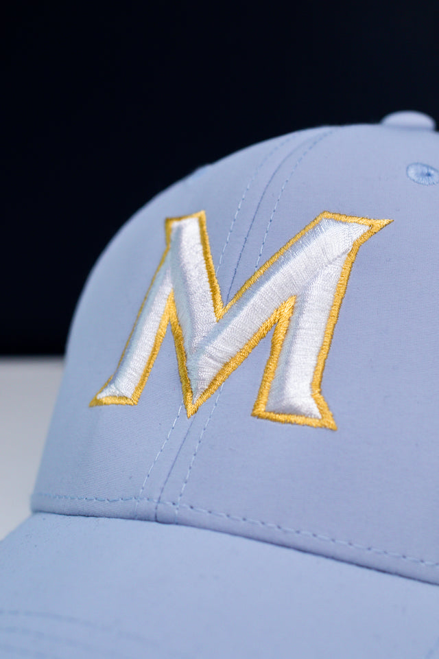 Mediums Reflective Nylon Hat - Sky Blue
