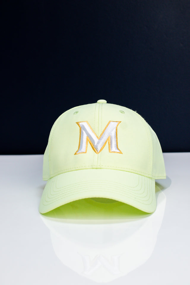 Mediums Reflective Nylon Hat - Lime