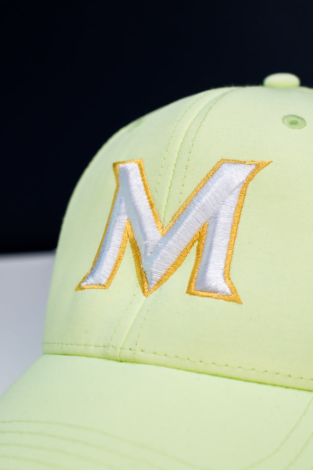 Mediums Reflective Nylon Hat - Lime