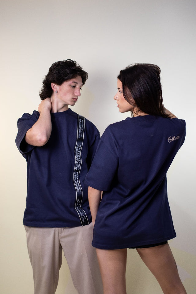 Mediums Collective High End T-shirt - Navy Blue