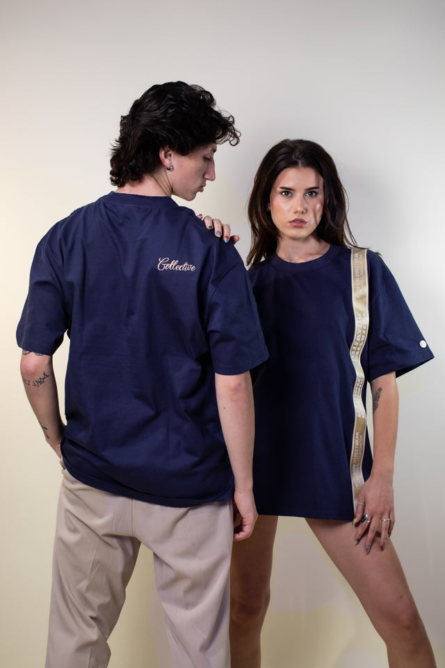 Mediums Collective High End T-shirt - Navy Blue