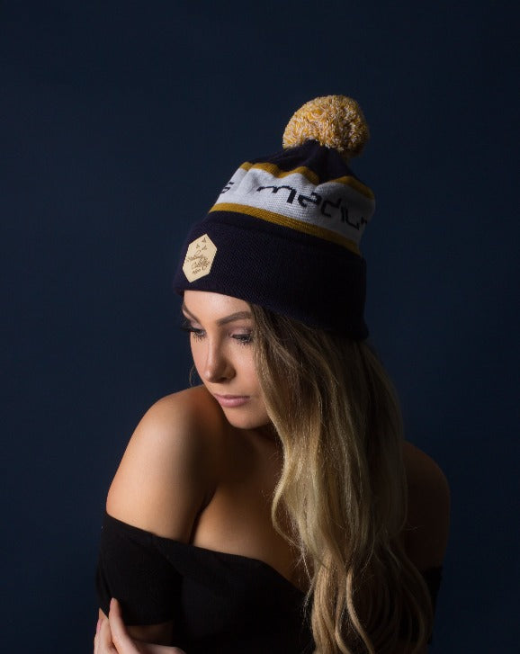 Signature Script Beanie - Midnight Navy