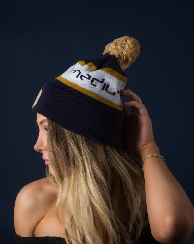 Signature Script Beanie - Midnight Navy