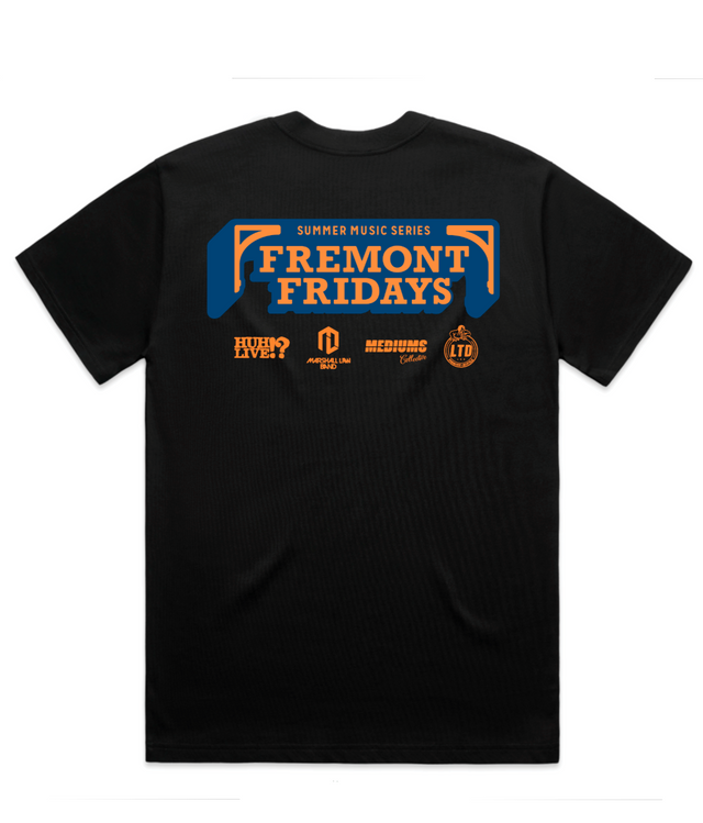 Fremont Fridays Heavyweight Tshirt - Black