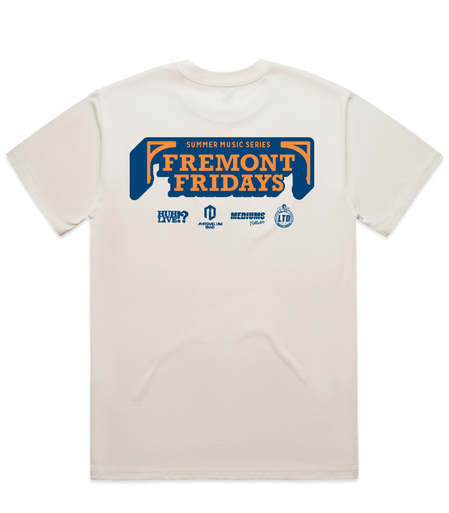 Fremont Fridays Heavyweight Tshirt - Cream