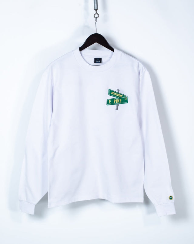 E Pike St Long Sleeve/T-shirt - White