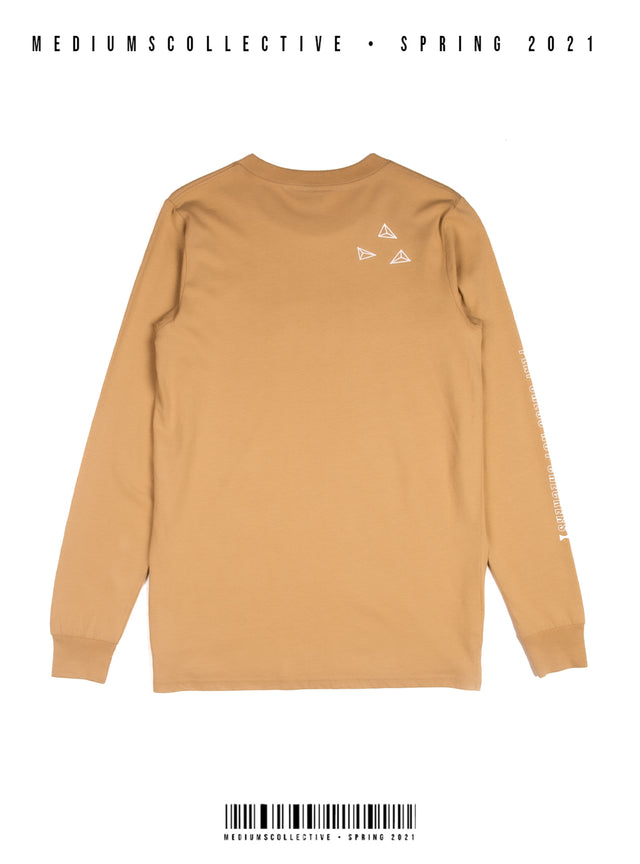 long sleeve, brown, latte, tshirt, spring collection, chess not checkers, premium, cotton, mediums, mediumscollective, designer shirts, streetwear, urbanwear, hiphop fashion,