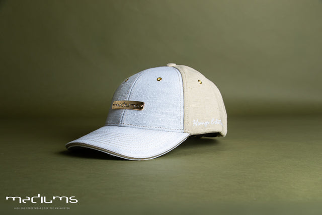 hemp hat, baseball cap, olive, hemp, satin lining, mediums, mediumscollective, mediums collective