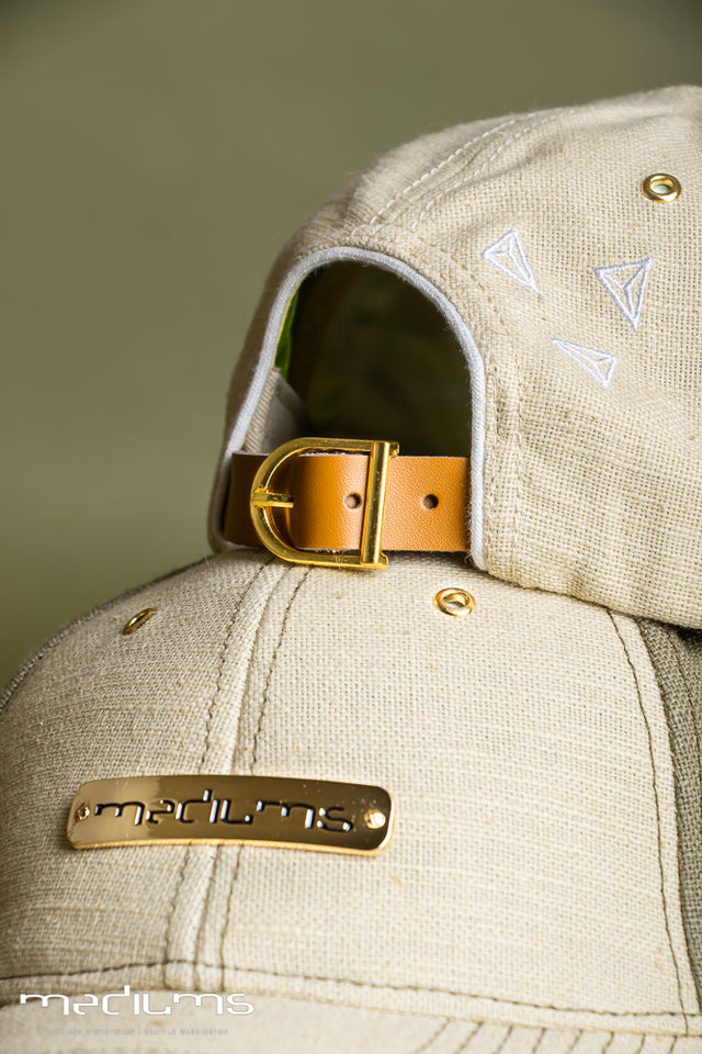 hemp hat, baseball cap, olive, hemp, satin lining, mediums, mediumscollective, mediums collective