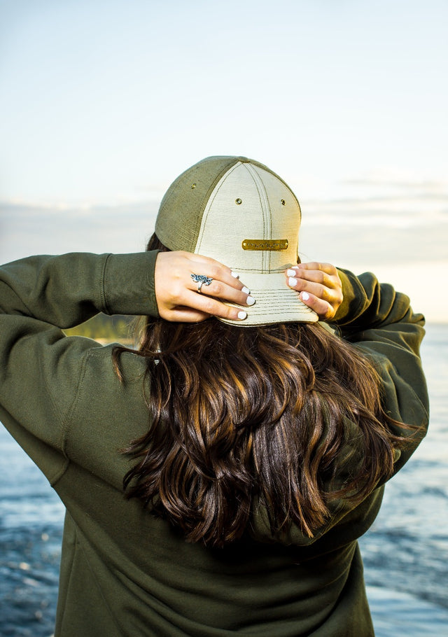 Baseball Hemp Hat - Jasmine Olive