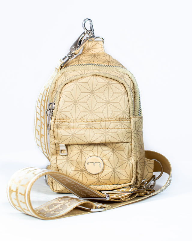 Mini Crossbody Shoulder Belt Bag - Gold